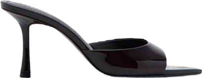 Women's Patent Leather High-Heeled Sandals