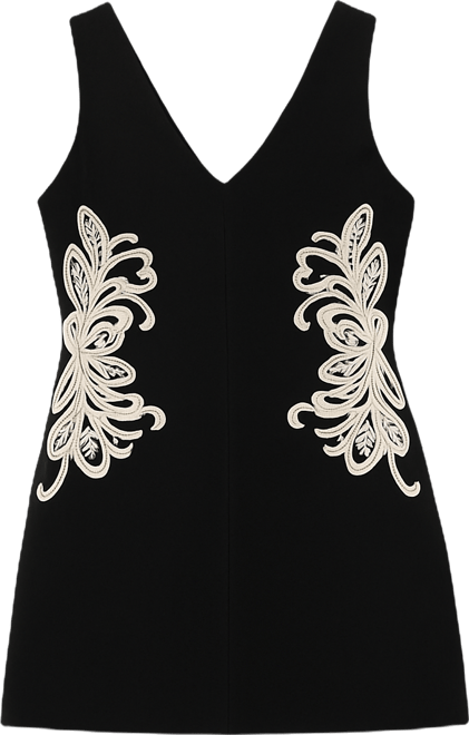 Women's Embroidered Mini Dress