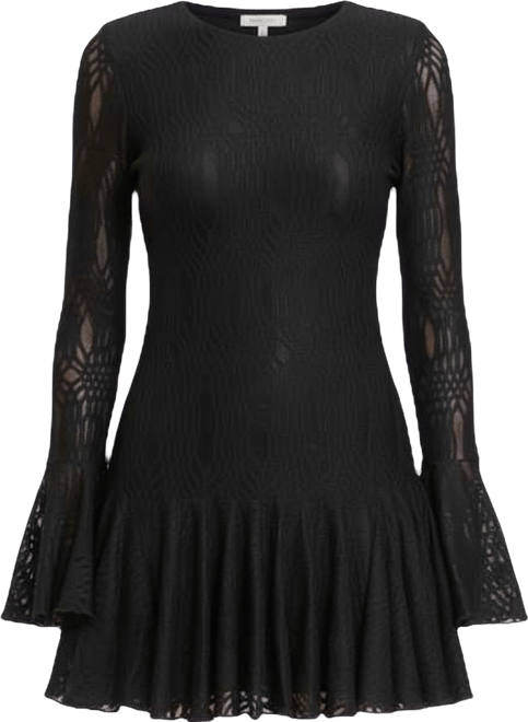 Women's Alanna Textured Knit Crewneck Mini Dress