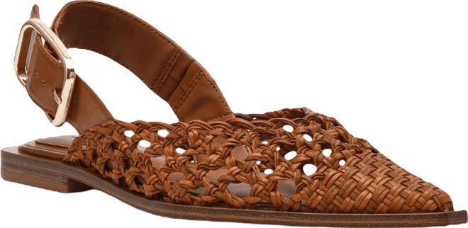 Women's Shay-c Crochet Detail Slingback Ballet Flats