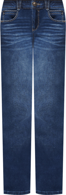 Petite Ab Solution High-Rise Straight Jeans