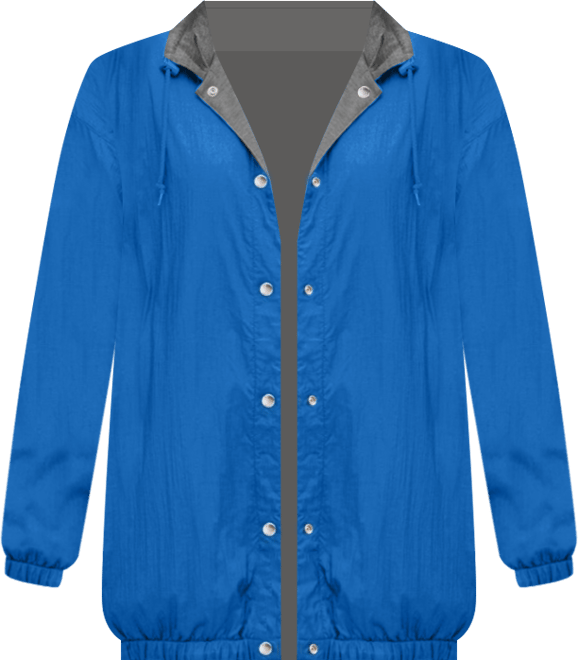 Plus Size Fleece Nylon Reversible Jacket