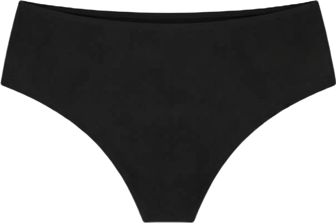 Women's High Waist Invisible Smooth Satin Thong