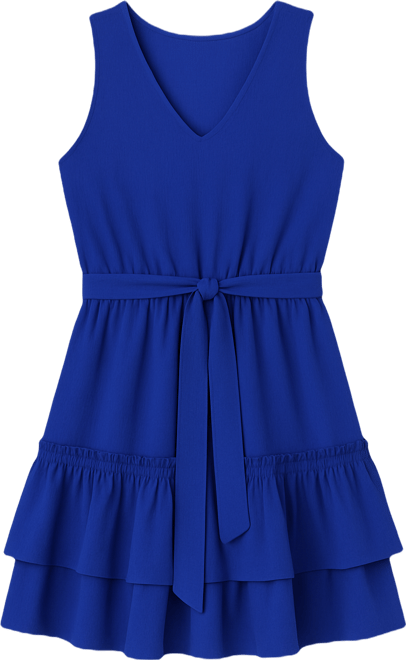 Women's V-Neck Short Dress