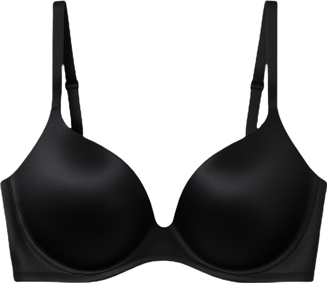 Women's Wireless Support Smooth Satin Luxe Lift Padded Bra