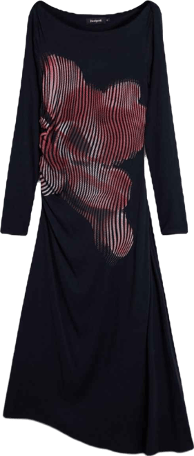 Women's Pixelated midi dress