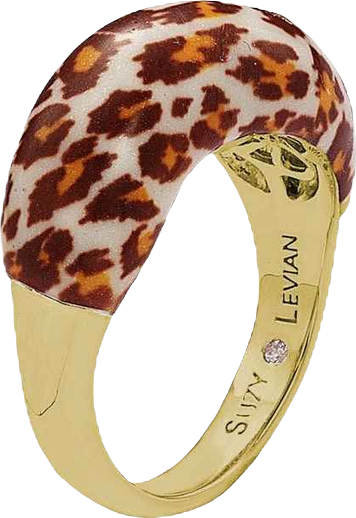 Suzy Levian Sterling Silver Cubic Zirconia Pave Wild Side Ring