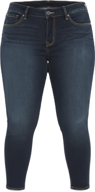 Women's Denim High Rise Ankle Skinny in 27" inseam