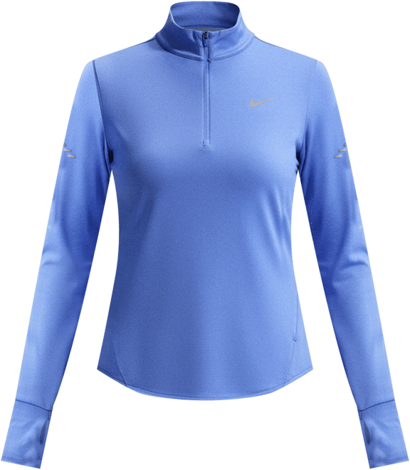 Nike Swift Playera de correr Dri-FIT UV de cierre de 1/4 para mujer