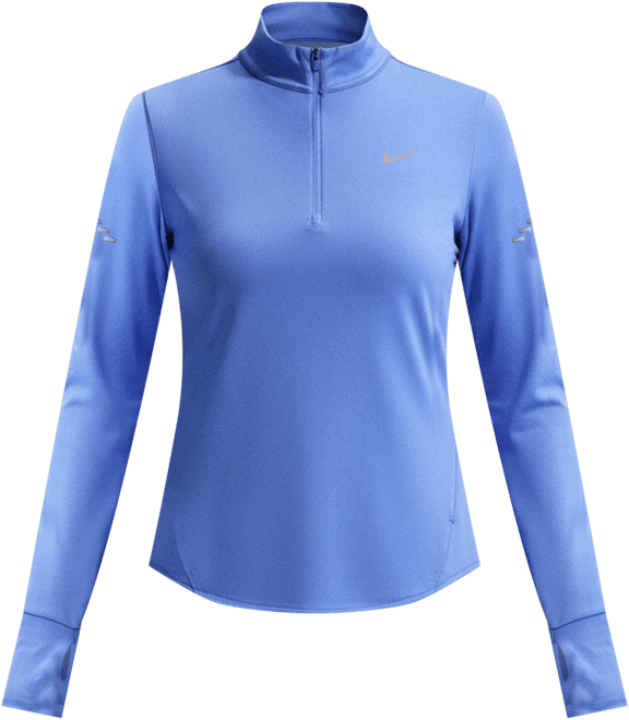 Nike Swift Playera de correr Dri-FIT UV de cierre de 1/4 para mujer