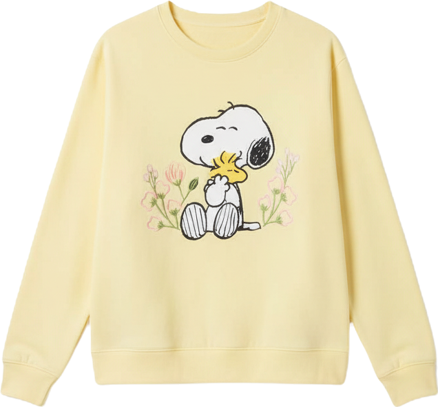 Juniors'  Tulip Crewneck Sweatshirt