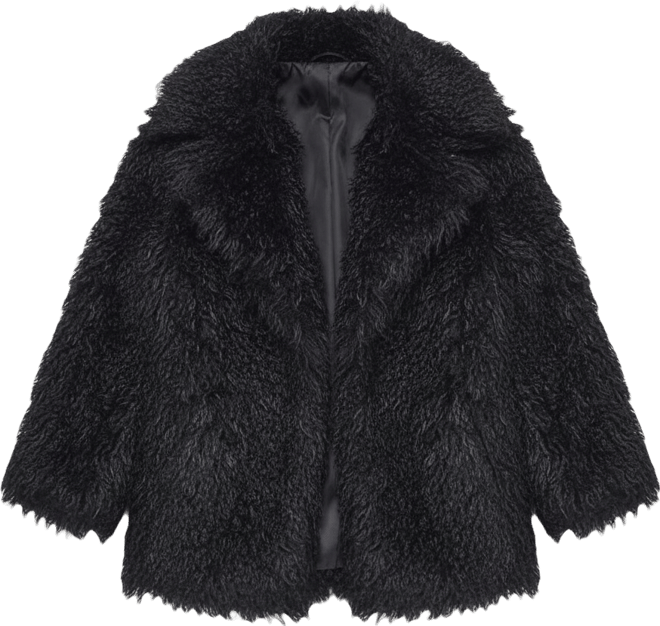 Women's Mongolian Faux Fur Short Coat