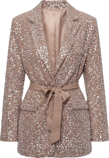 Women's Sequin Oversized Blazer