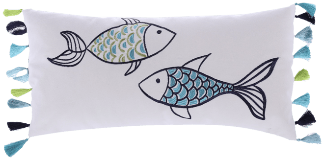 Wish fish outlet pillow