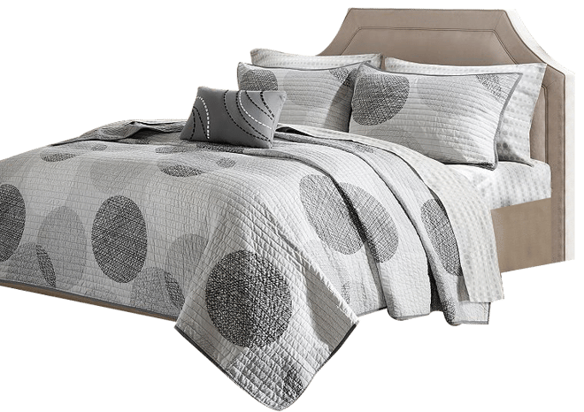 Madison Park Essentials Knowles Twin Comforter Set in Grey