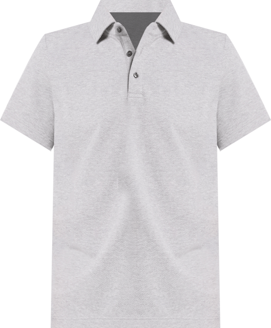 Men's Short Sleeve Bubble Knit Polo Shirt