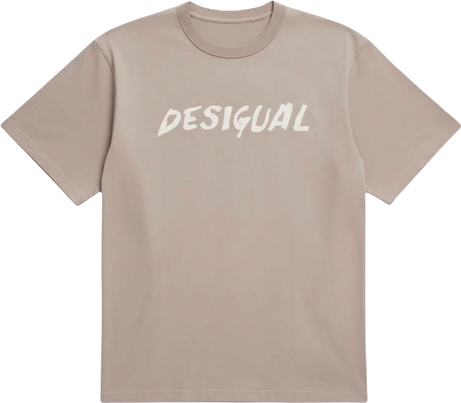 Men's Short-sleeve T-shirt with textured logo