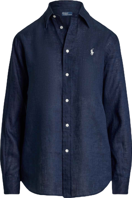 Women's Classic-Fit 100% Linen Shirt