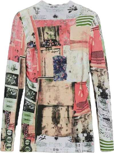 Women's Fine postcard sweater