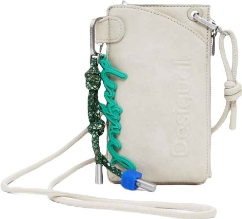 Women's Mobile holder leather-effect logo