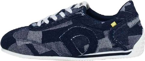 Women's Denim patchwork sneaker