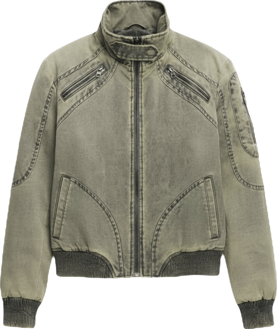 Women's Short jacket with waistband