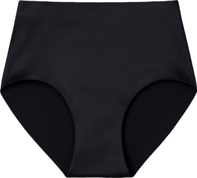 Women's Full Coverage High Waist Smooth Satin Brief