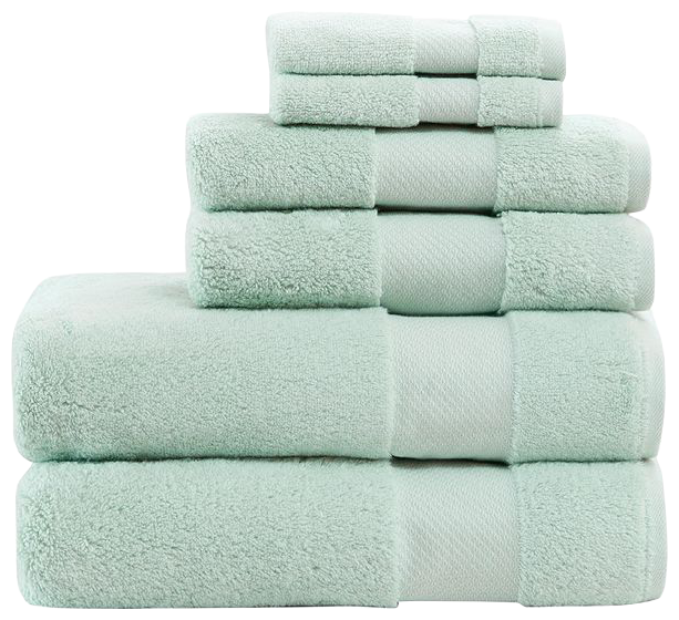 MADISON PARK Signature 800gsm Aqua 100% Cotton Bath Sheet (Set of 2)  MPS73-461 - The Home Depot