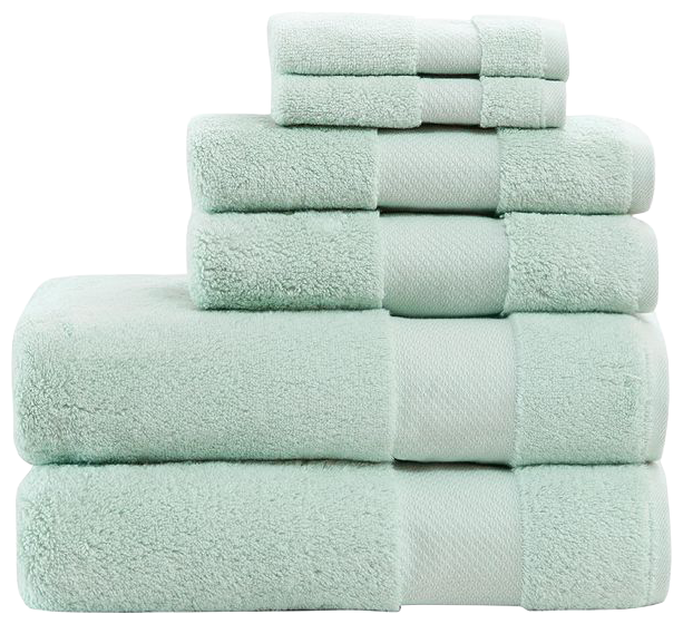 Turkish Cotton 6 Piece Bath Towel Set by Madison Park