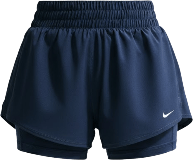 나이키 드라이 핏 원 여성 미드라이즈 3인치 투인원 쇼츠