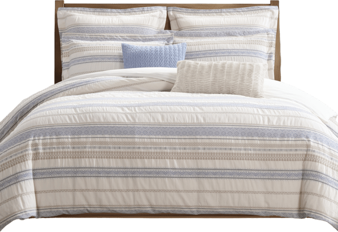 Pickford Tribal Stripe 3-Pc. Duvet Cover Set, Full/Queen