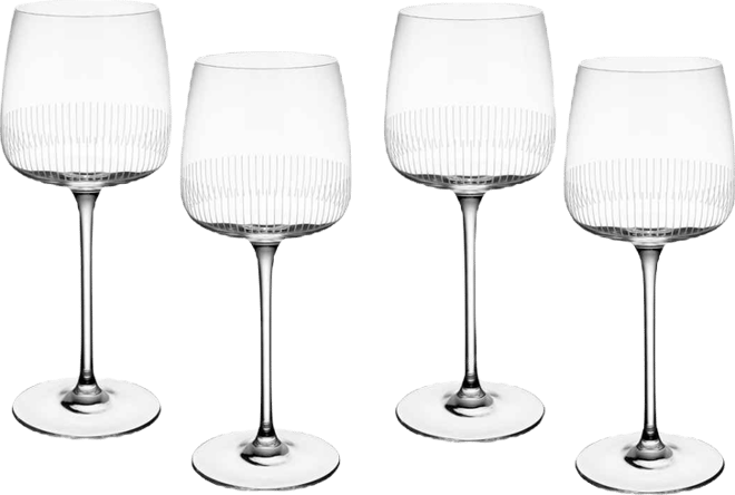 Afina Red Wine Glasses, Set of 4