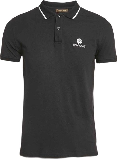 Men's Logo Embroidered Pique Polo T-Shirt