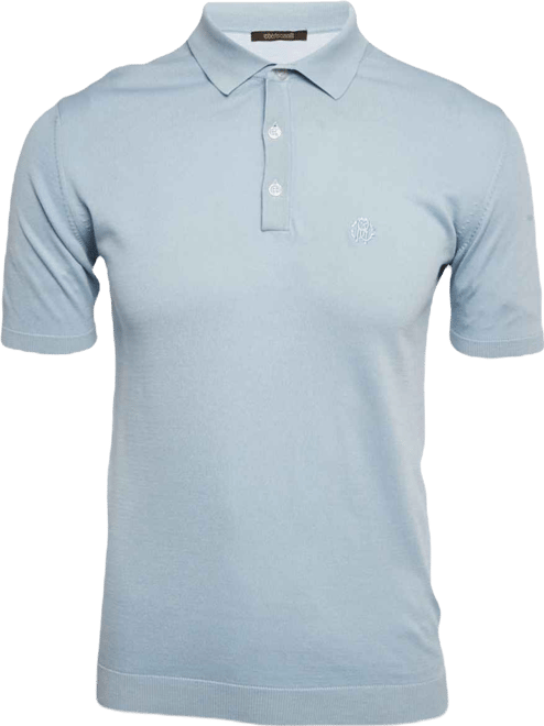 Men's Silk Knit Polo T-Shirt