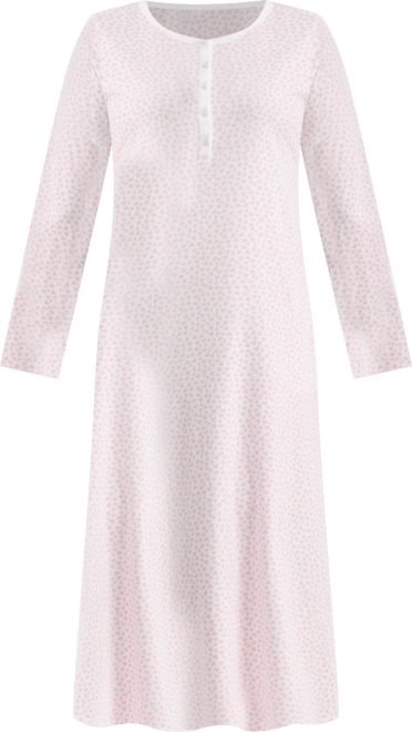 Women's Cotton Long-Sleeve Nightgown, Created for Macy's