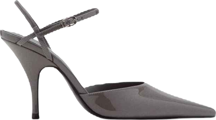 Women's Patent Leather Effect Heel Shoes