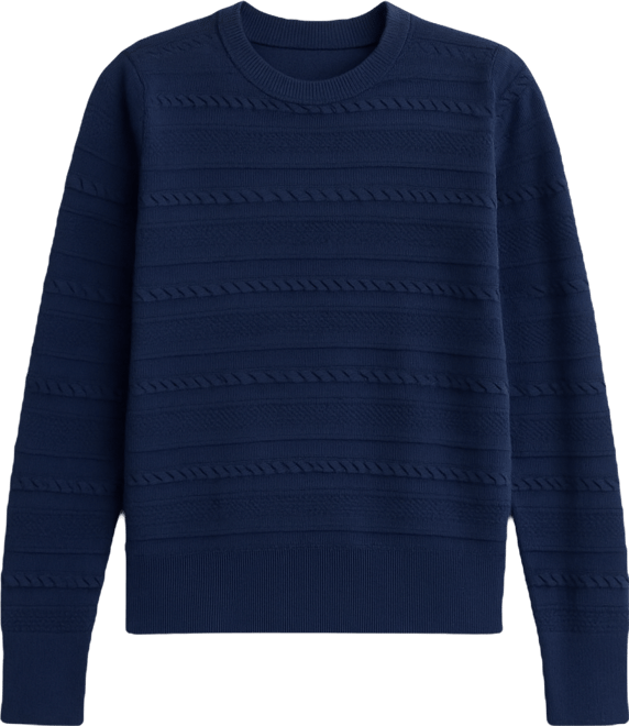Women's Pointelle Crewneck Sweater, Macy's Exclusive