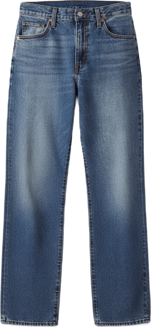 Juniors' Mid Rise Baggy Dad Jeans