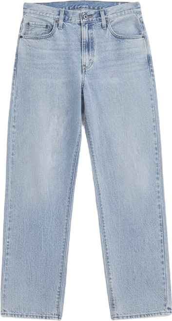 Juniors' Mid Rise Baggy Dad Jeans