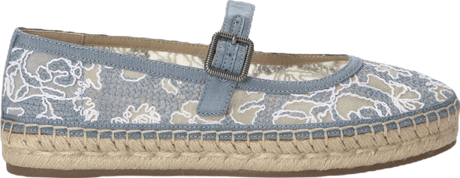 Women's Orlyna Burnout Lace Espadrille Mary Jane Flats