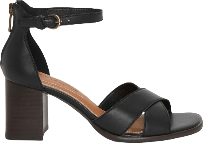 Women's Herrika Stacked Heel Crisscross Dress Sandals