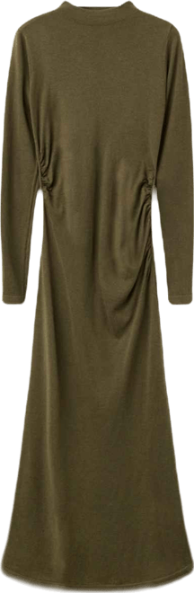 Women's Perkins-Neck Knitted Dress