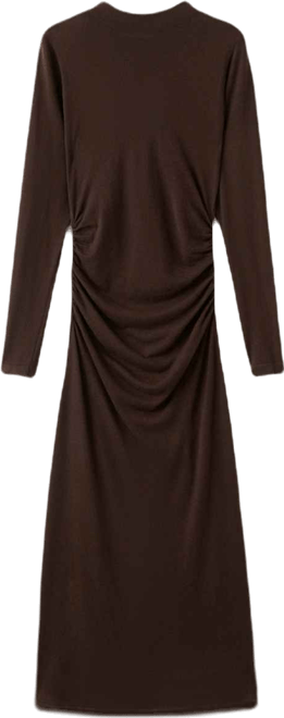 Women's Perkins-Neck Knitted Dress