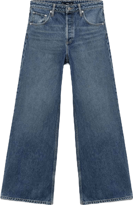Women's High-Waisted Wide-Leg Jeans