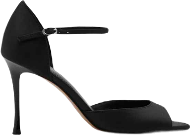 Women's Satin High-Heeled Sandals