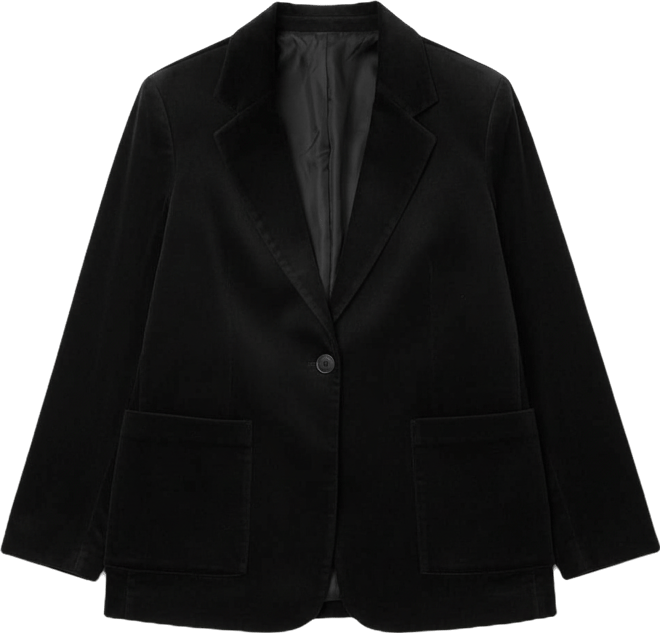 Women's Pockets Velveteen Jacket