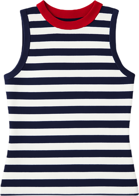 Women's Striped Sleeveless Top