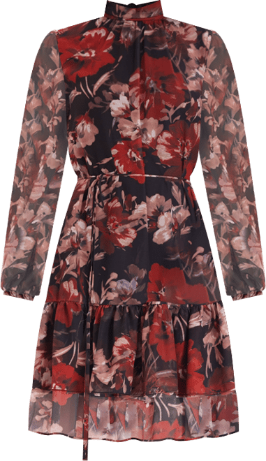 Women's Long-Sleeve Short Dress