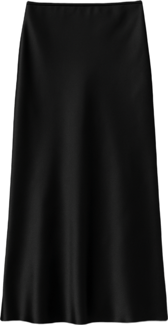 Women's Satin Long Skirt