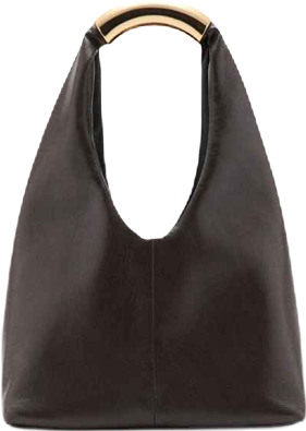 Women's Metal Handle Handbag